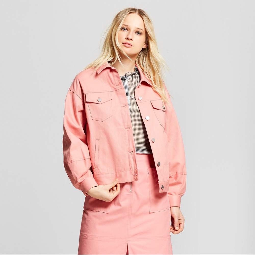 Puff Sleeve Denim Jacket
